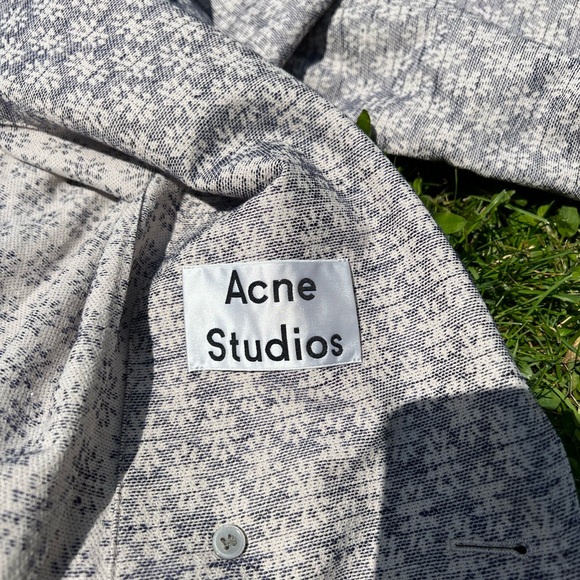 ACNE STUDIOS JACQUARD BLAZER JACKET - Picture 5 of 5